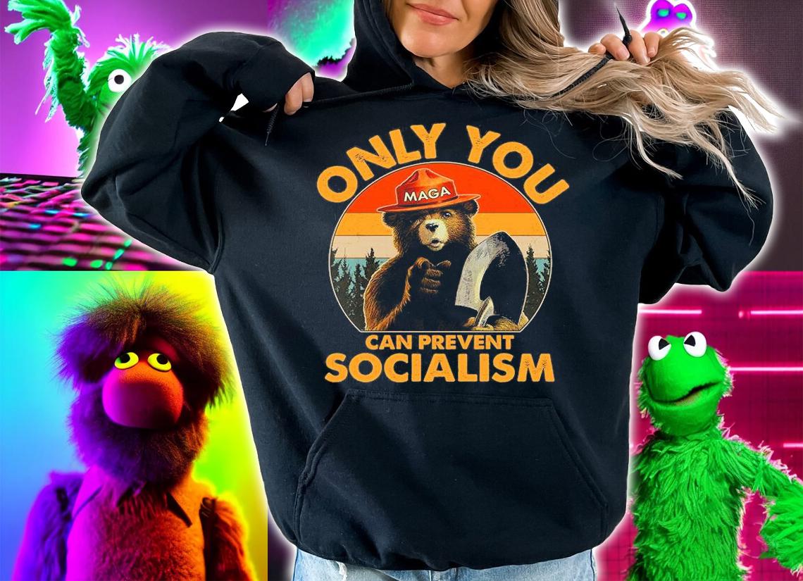 Only You Can Prevent Socialism Vintage MAGA T-Shirt