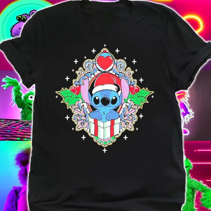 Stitch Ohana Holiday Christmas Shirt
