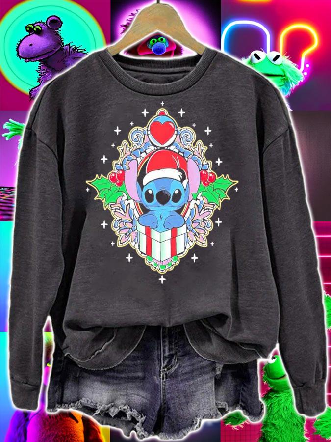 Stitch Ohana Holiday Christmas Shirt
