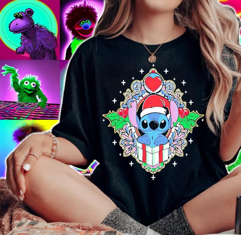 Stitch Ohana Holiday Christmas Shirt