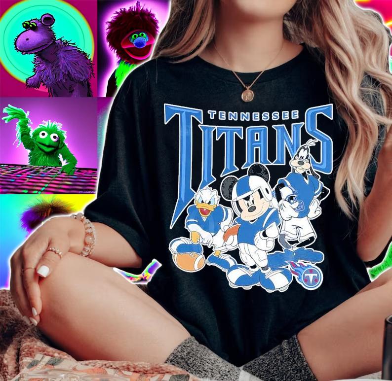 Tennessee Titans Disney Mickey Mouse Vintage NFL Shirt woman shirt