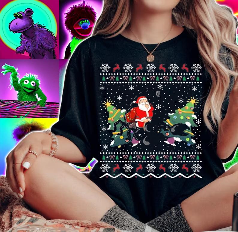 Ugly Scorpion Xmas Gift Santa Riding Scorpion Christmas T-shirt woman shirt