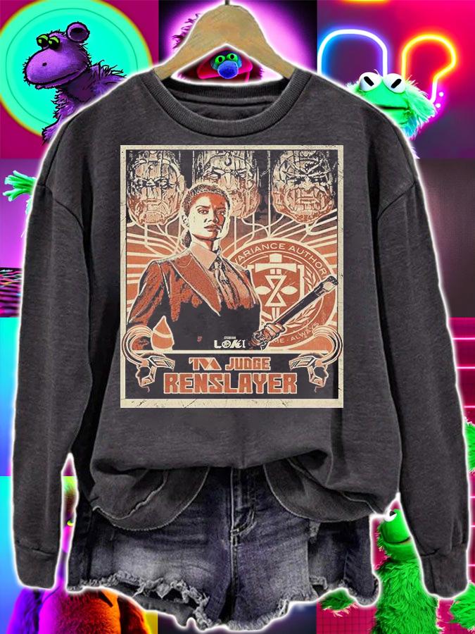 Marvel Loki TVA Judge Renslayer T-shirt sweatshirt