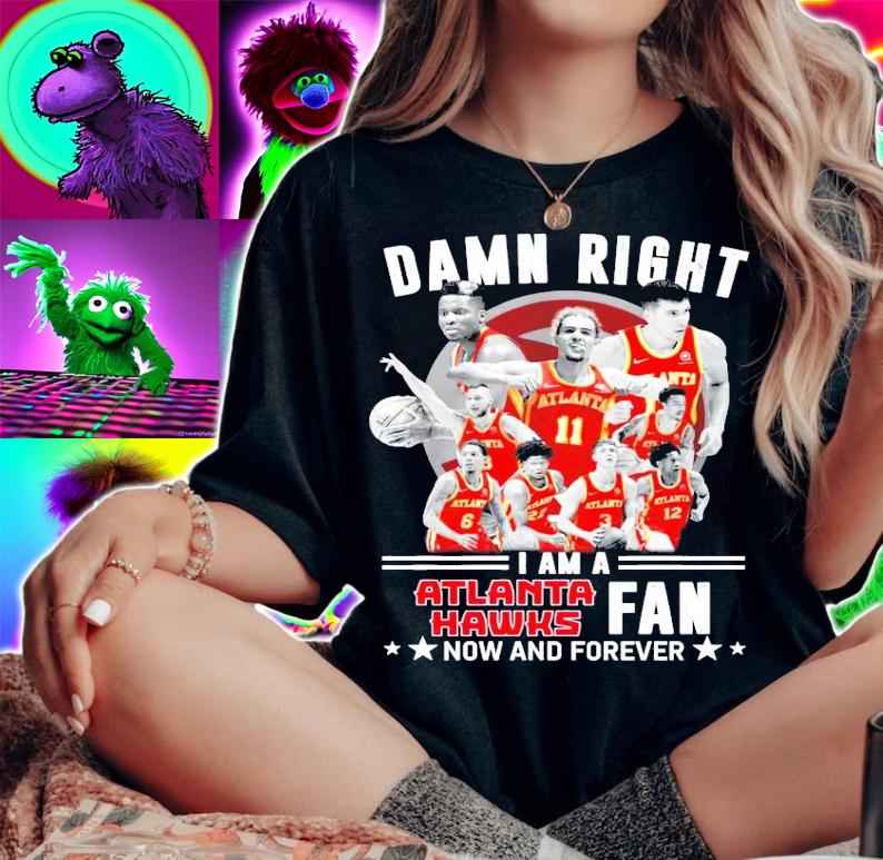 Atlanta Hawks damn right I am a Suns shirt