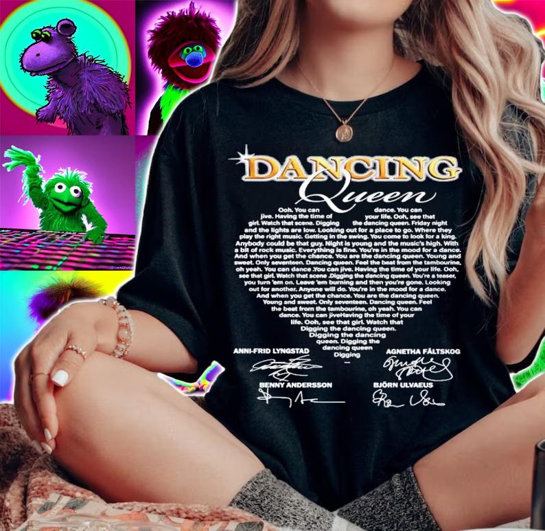 Dancing Queen Signatures Shirt woman shirt