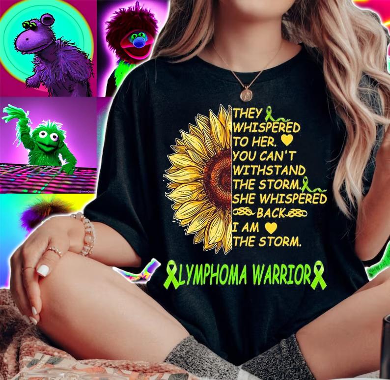 I am the storm lymphoma warrior shirt woman shirt