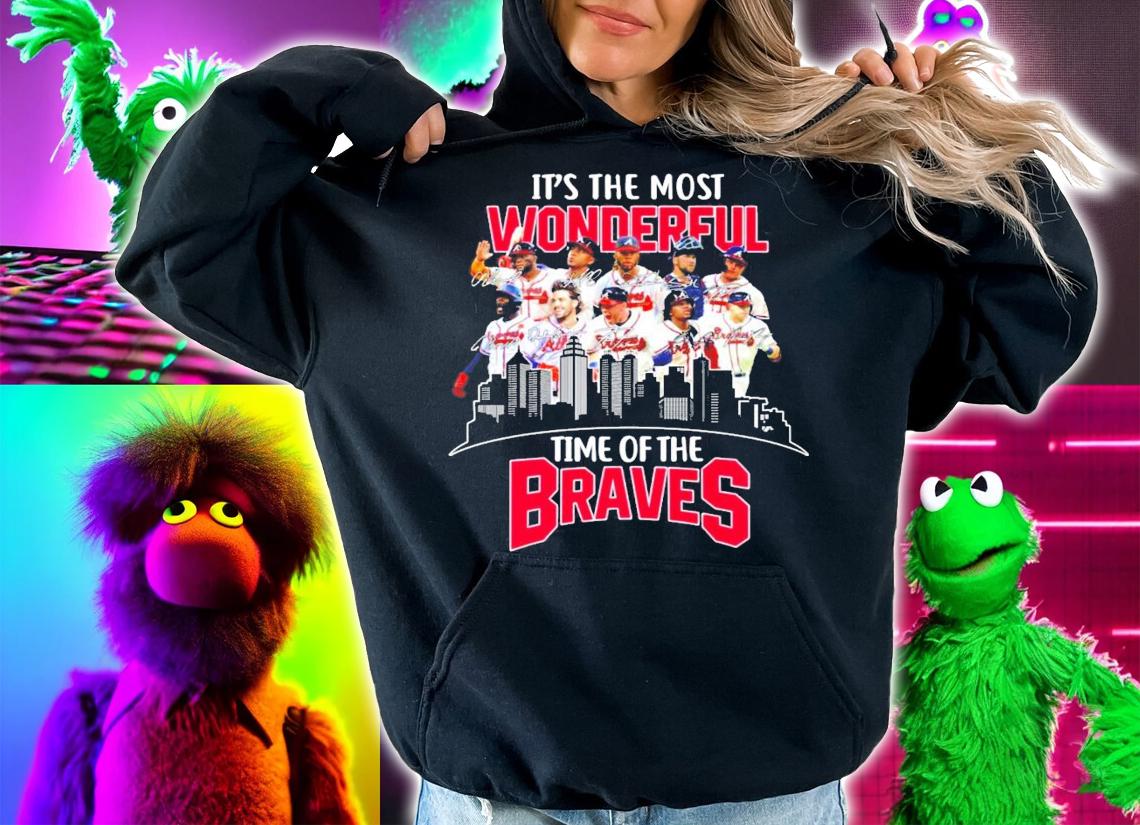 It's the most Wonderful time of the Braves signatures shirt hoodie