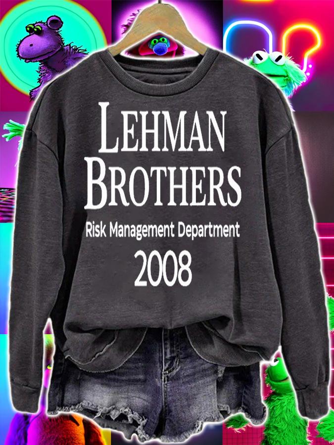 Lehman Brothers Risk Management Department 2008 T-Shirt