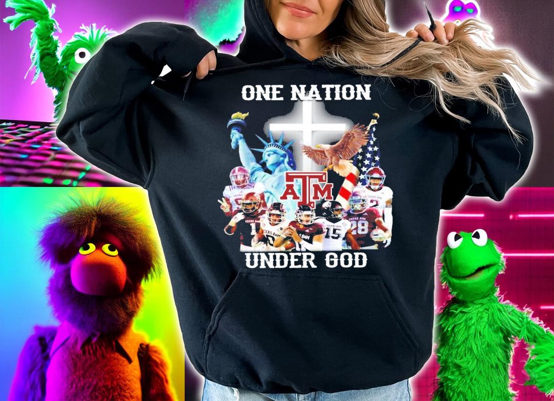 Texas A&M Aggies one nation under god t-shirt