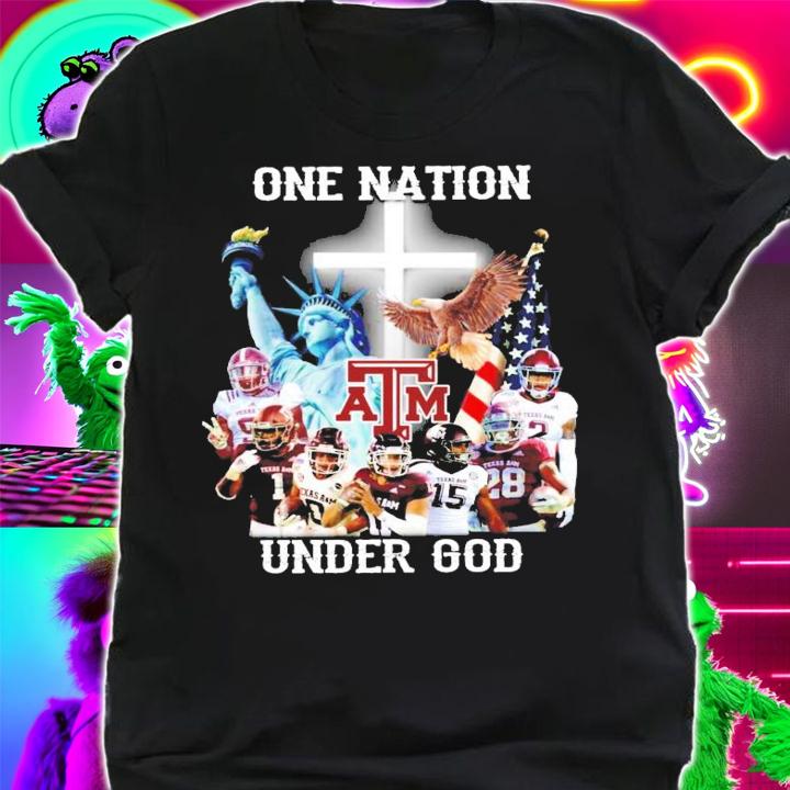 Texas A&M Aggies one nation under god t-shirt