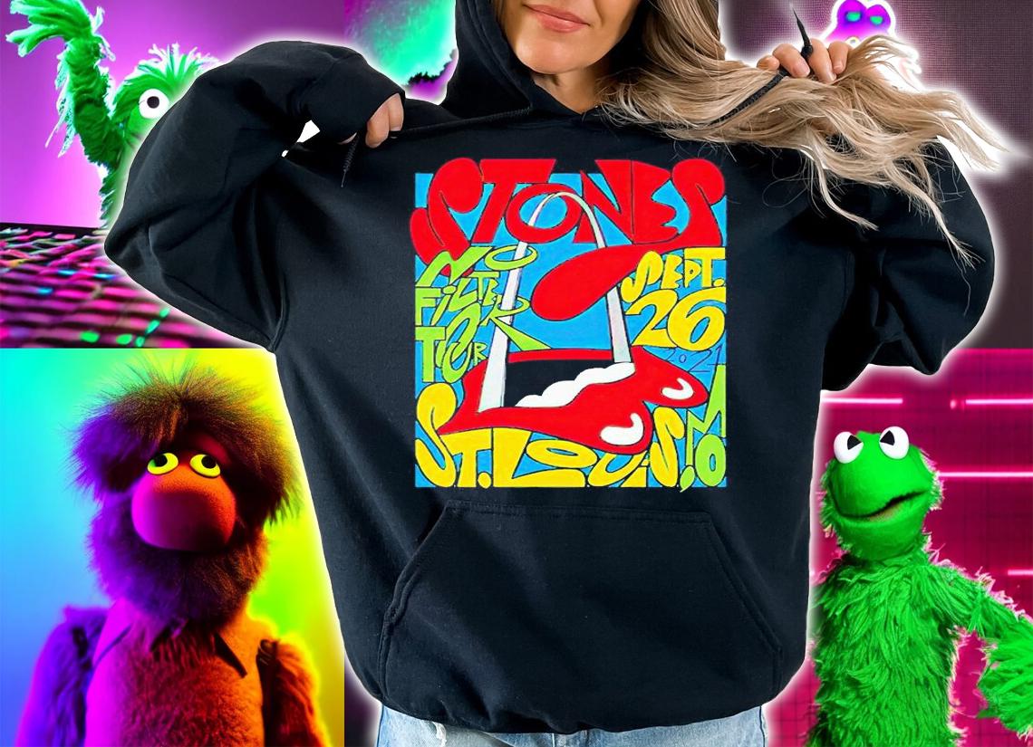 The Rolling Stones St. Louis no filter Tour Sept.26 2021 T-shirt hoodie