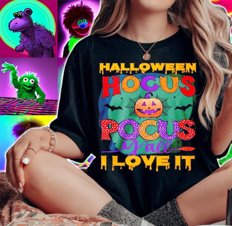 Halloween Hocus Pocus y'all I love IT shirt woman shirt