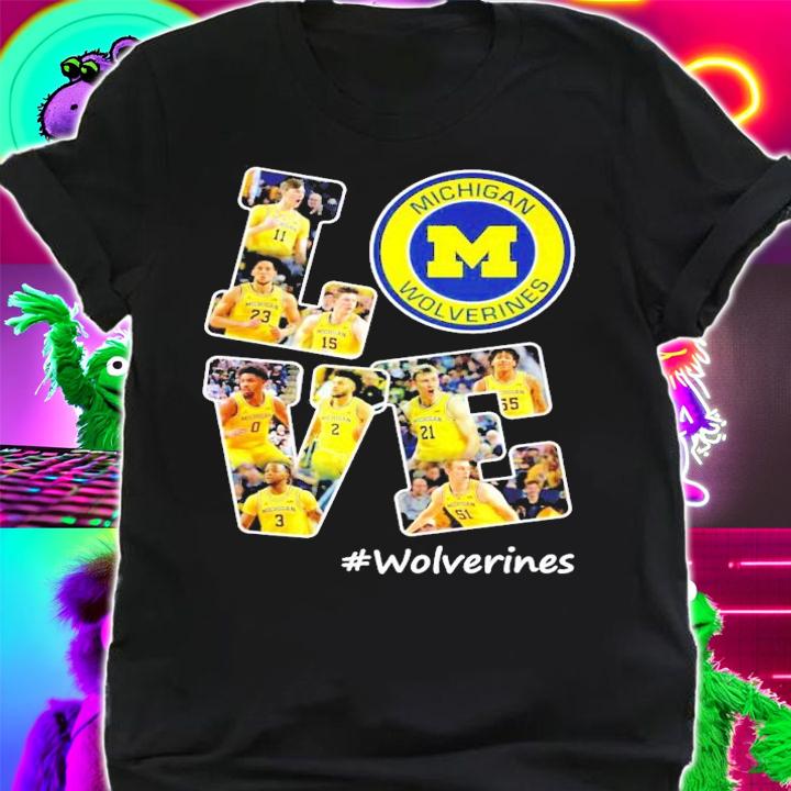 Michigan Wolverines love #Wolverines shirt shirt
