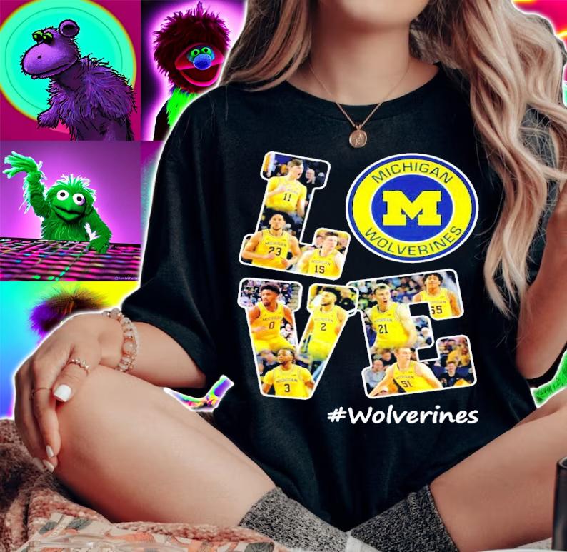 Michigan Wolverines love #Wolverines shirt woman shirt