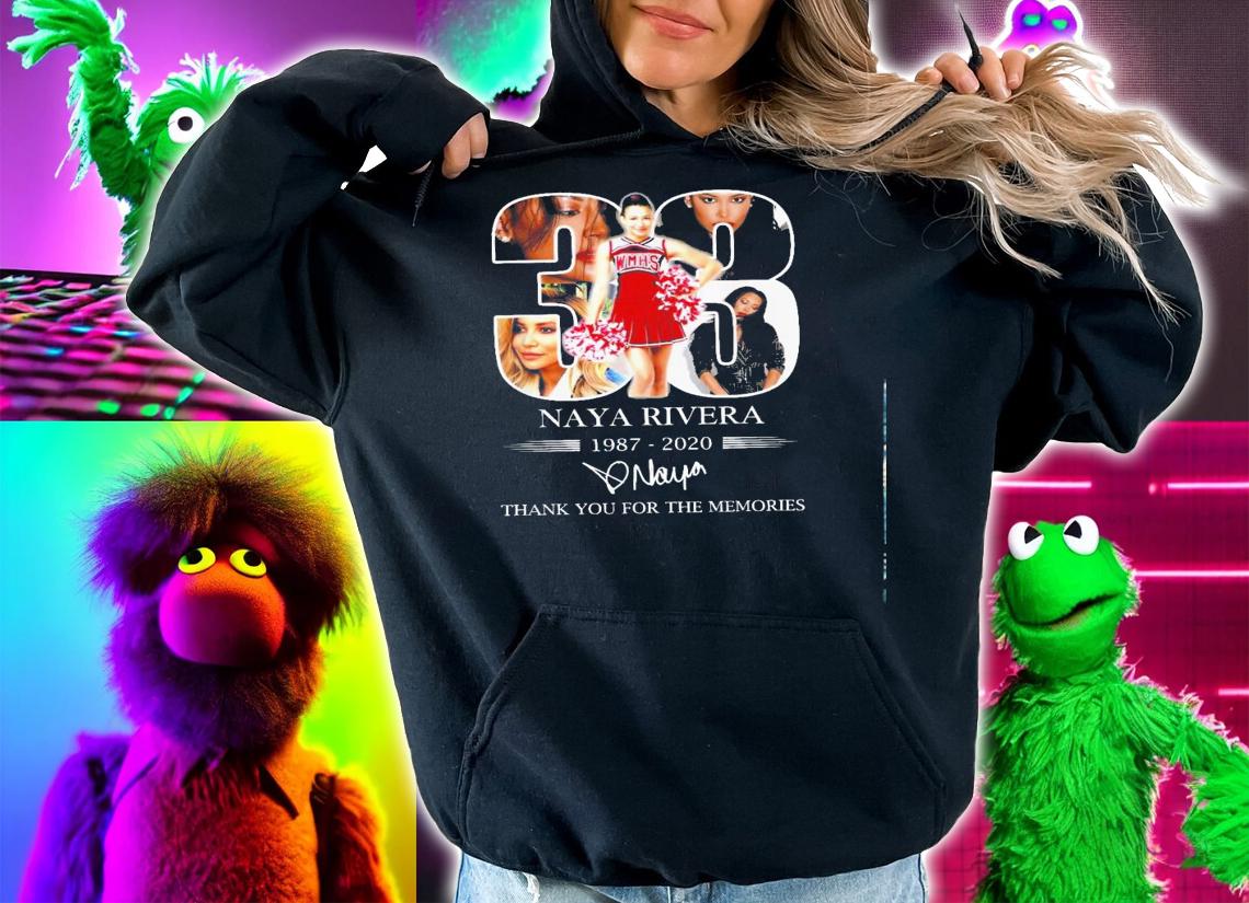 Naya Rivera 38 1987 2020 Thank Memories Shirt.Jpg hoodie