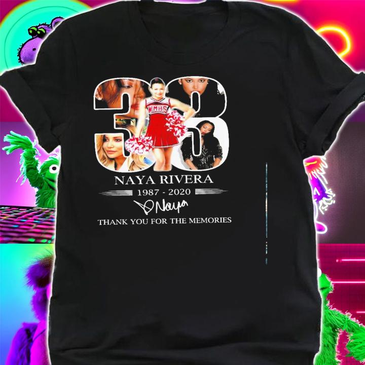 Naya Rivera 38 1987 2020 Thank Memories Shirt.Jpg shirt