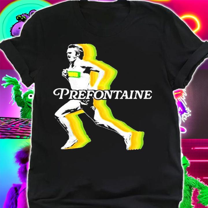 Prefontaine running man t-shirt shirt