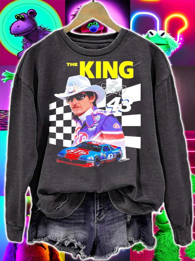 The King Richard Petty signature shirt sweatshirt