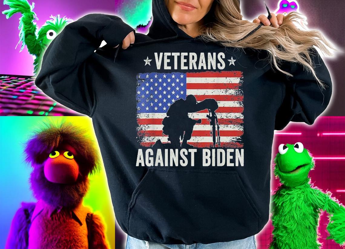 Veterans Against Biden Say Their Names Joe Anti Biden T-Shirt hoodie