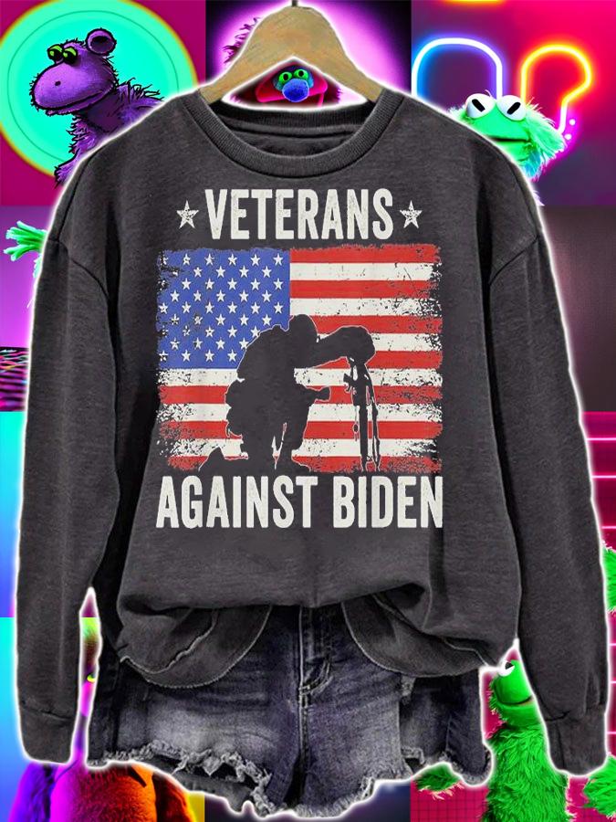Veterans Against Biden Say Their Names Joe Anti Biden T-Shirt sweatshirt