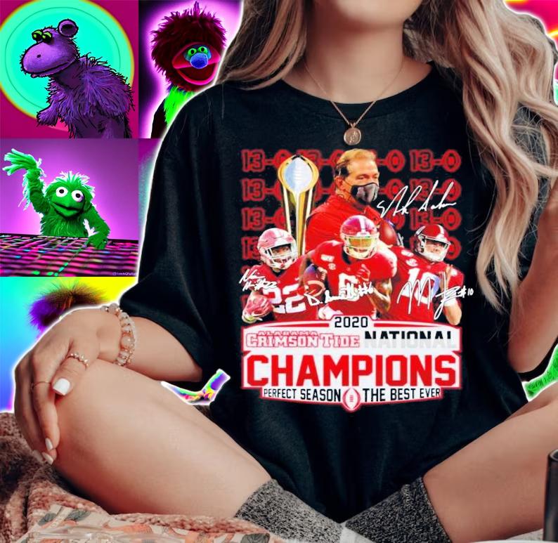 2020 Alabama Crimson Tide national Champions perfect season the best ever shirt woman shirt