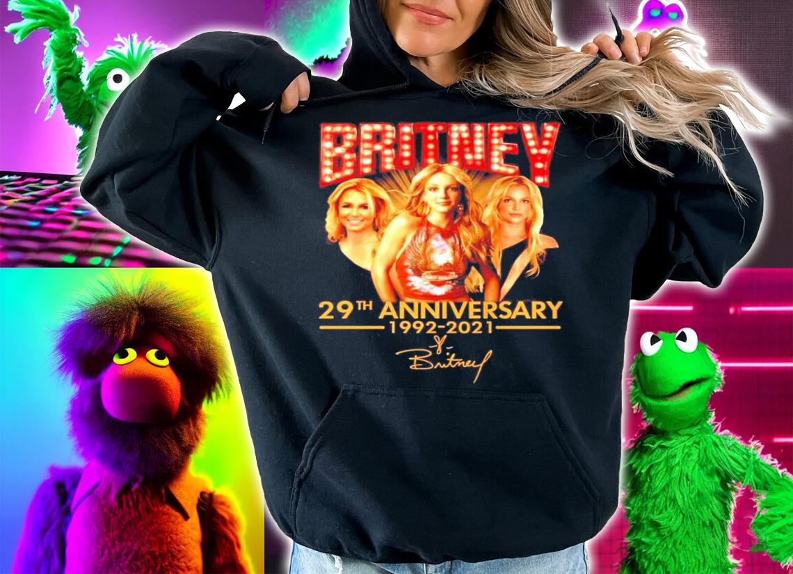 Britney 29th anniversary 1992-2021 shirt hoodie