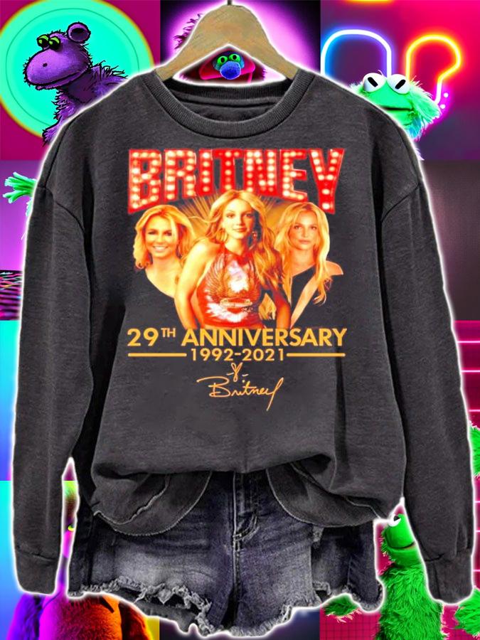 Britney 29th anniversary 1992-2021 shirt sweatshirt