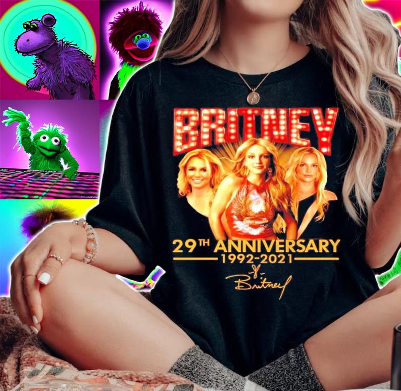 Britney 29th anniversary 1992-2021 shirt woman shirt
