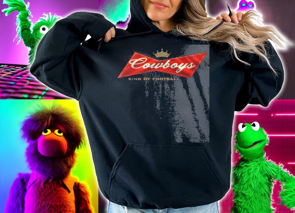Budweiser Cowboys King Football t-shirt hoodie