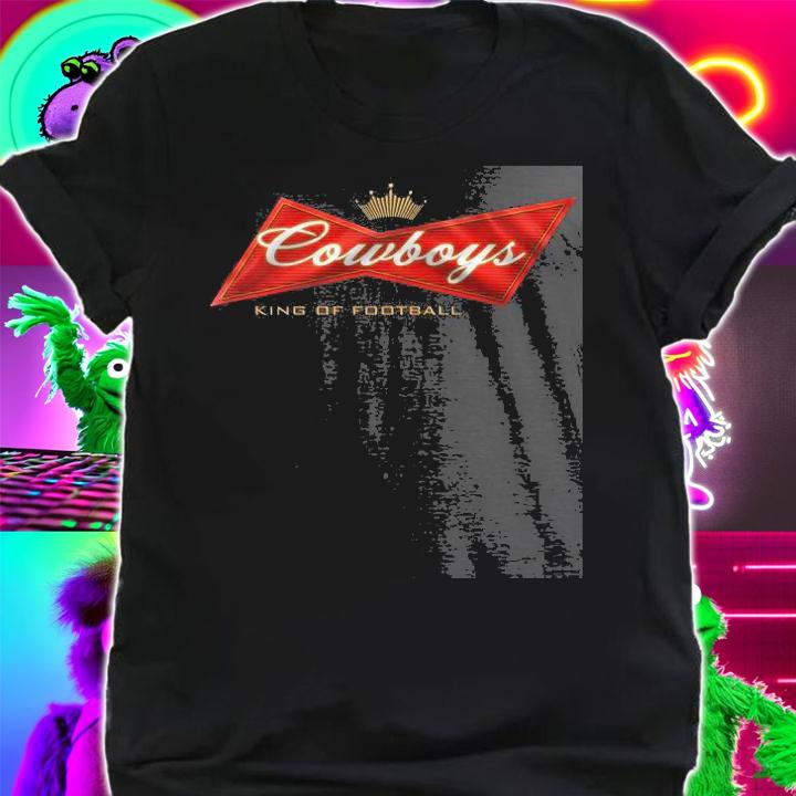 Budweiser Cowboys King Football t-shirt shirt