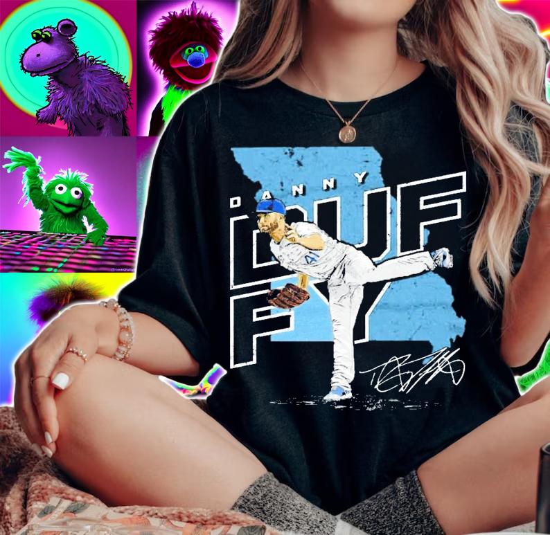 Danny Duffy player baseball signature shirt woman shirt