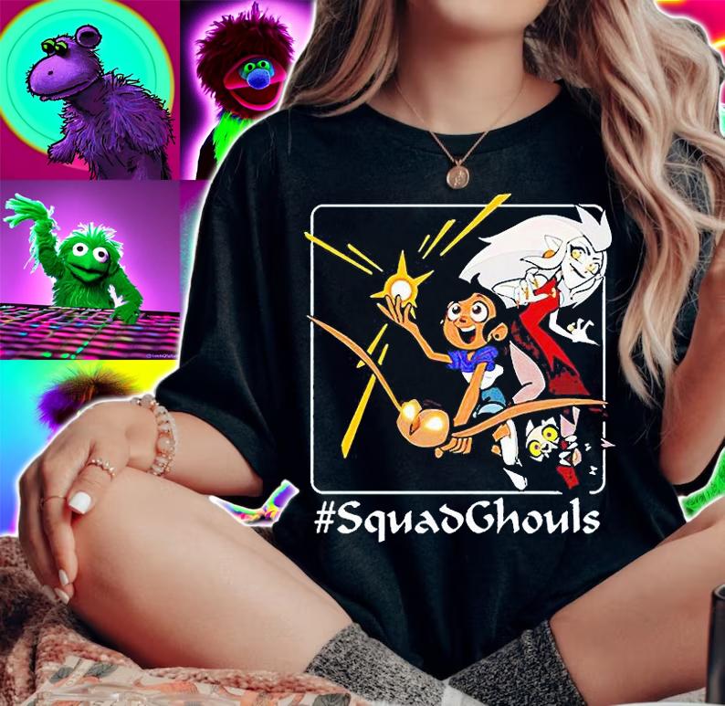Disney the Owl house Squad Ghouls T-shirt woman shirt