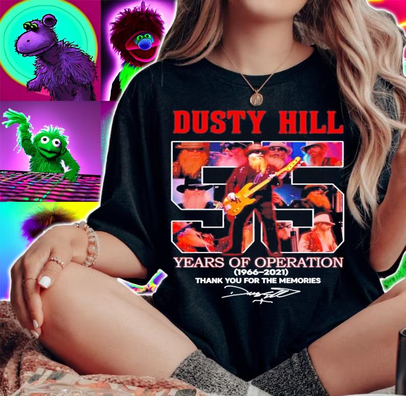 Dusty Hill 55 years of Operation 1966-2021 signature shirt woman shirt