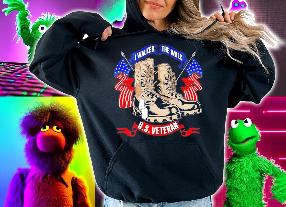 I walked the walk US veteran shirt hoodie
