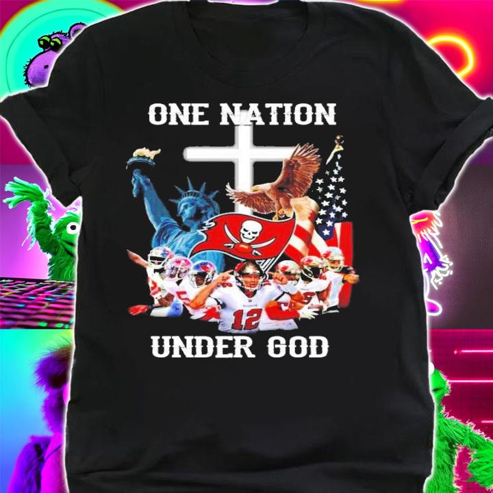 One Nation Tampa Bay Buccaneers under god shirt