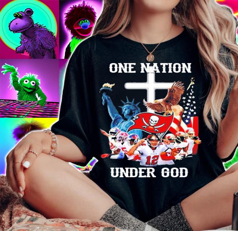 One Nation Tampa Bay Buccaneers under god shirt