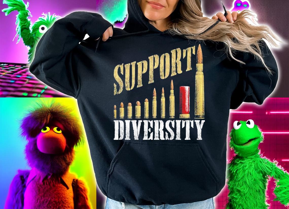Support diversity shirt hoodie