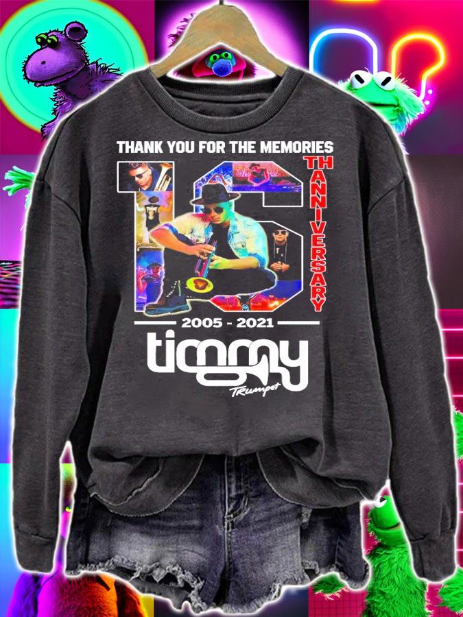 Thank you for the memories Thanniversary 2005-2021 Tigomy shirt sweatshirt