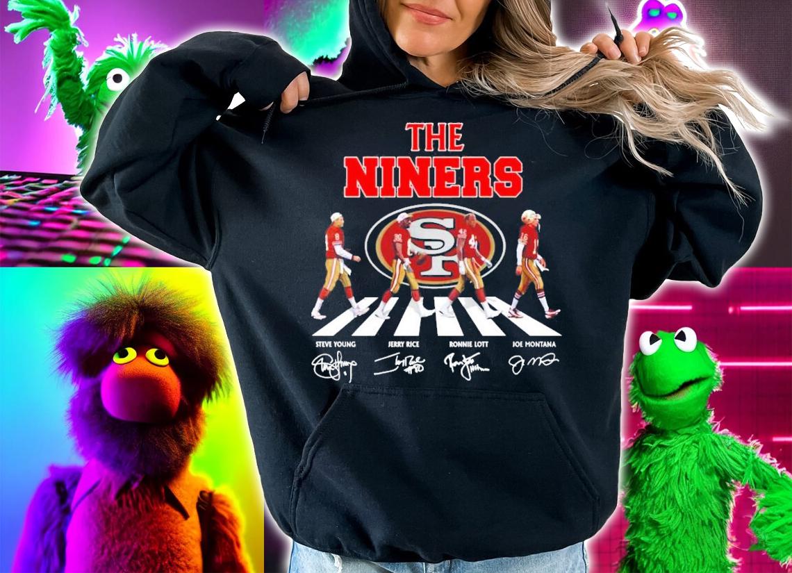 The Niners Football Signatures Abbey Road Shirt hoodie