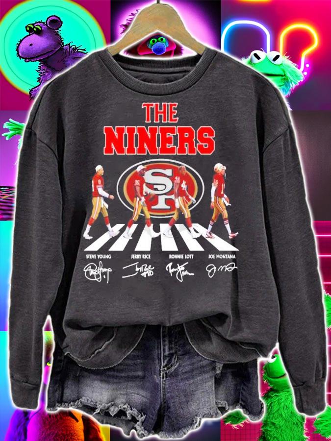 The Niners Football Signatures Abbey Road Shirt sweatshirt