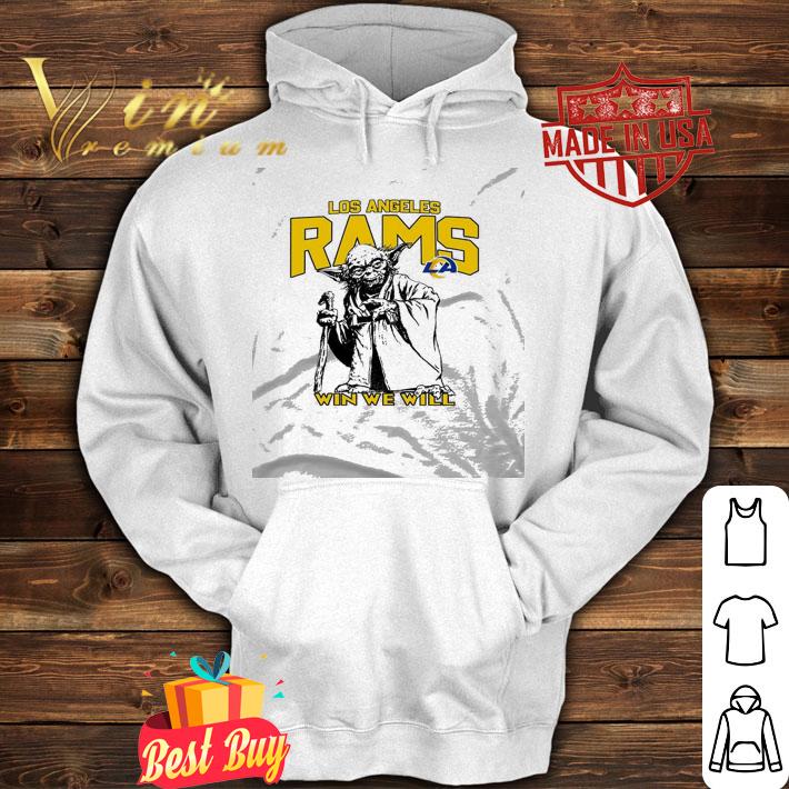 Los Angeles Rams Star Wars Yoda Win We Will shirt hoodie