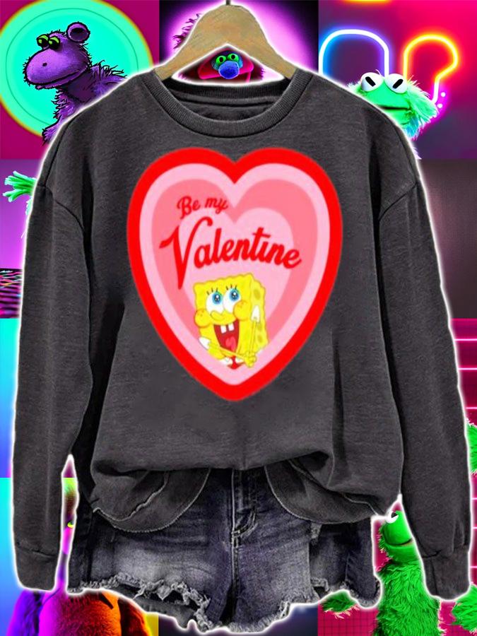 Spongebob Squarepants Spongebob Be My Valentine shirt sweatshirt