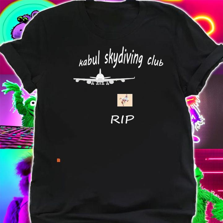 Kabul Skydiving Club RIP shirt