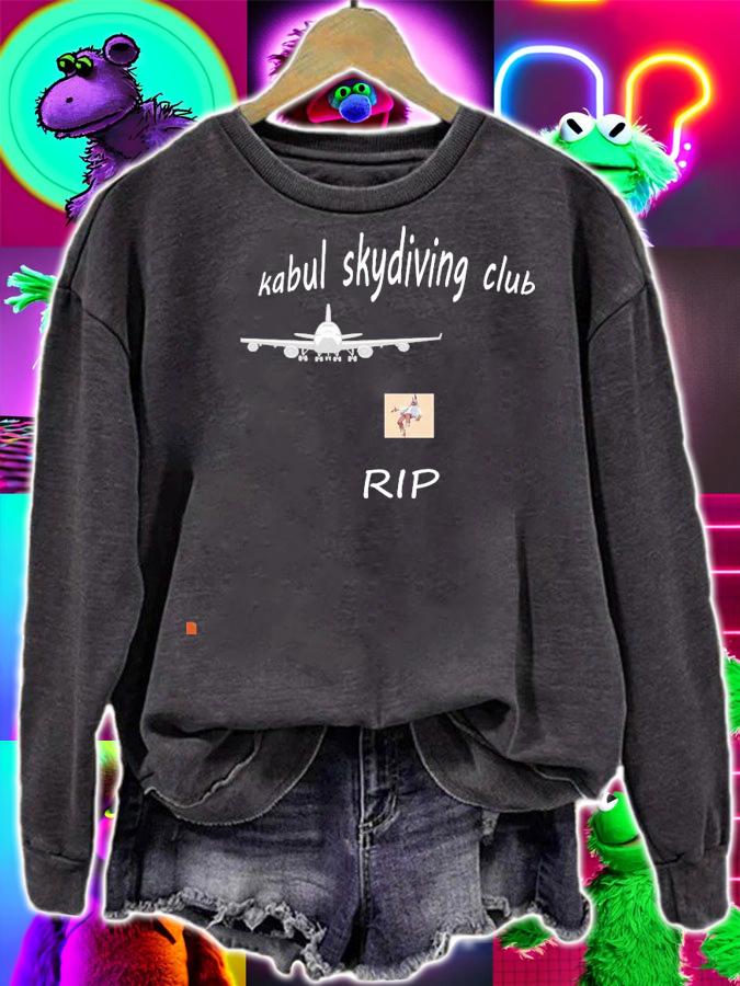Kabul Skydiving Club RIP shirt