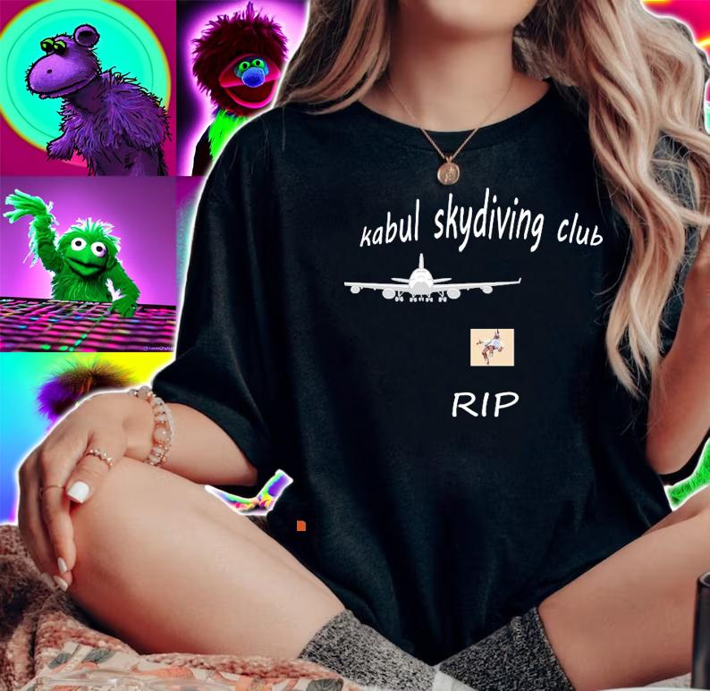 Kabul Skydiving Club RIP shirt