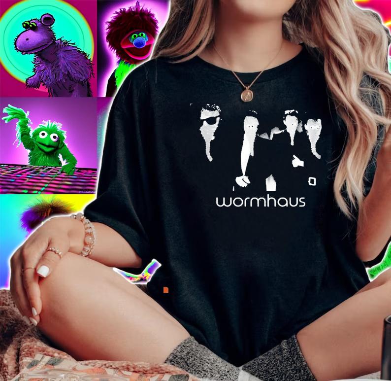 Take a worm and a potato Wormhaus shirt woman shirt