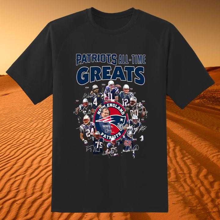 All-Time Greats Patriots Team Players Autograph Shirt