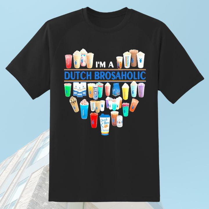 Official Im A Dutch Bros Aholic Heart Love T-Shirt