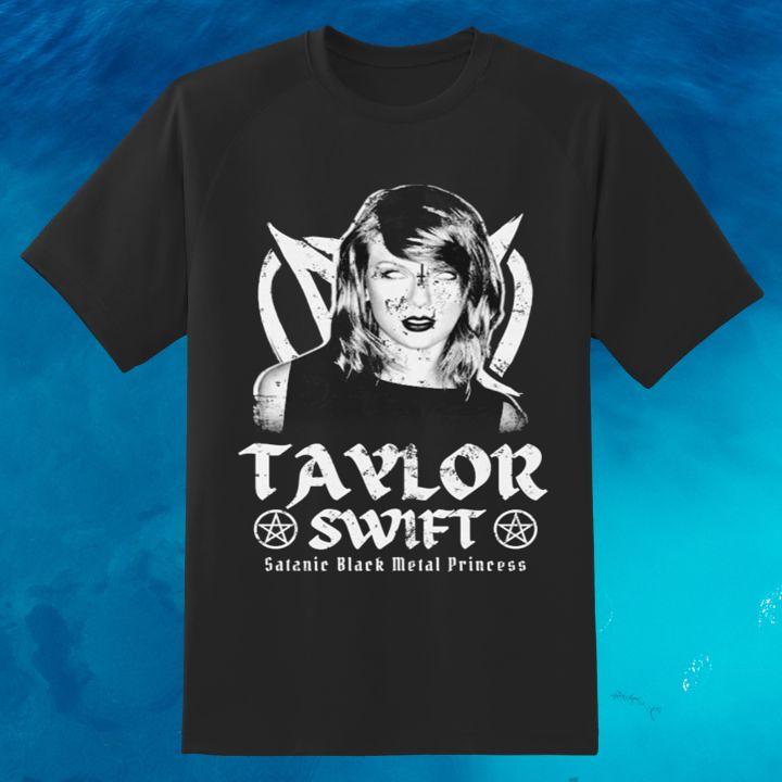 Funny Taylor Swift Satanic Black Metal Princess Shirt