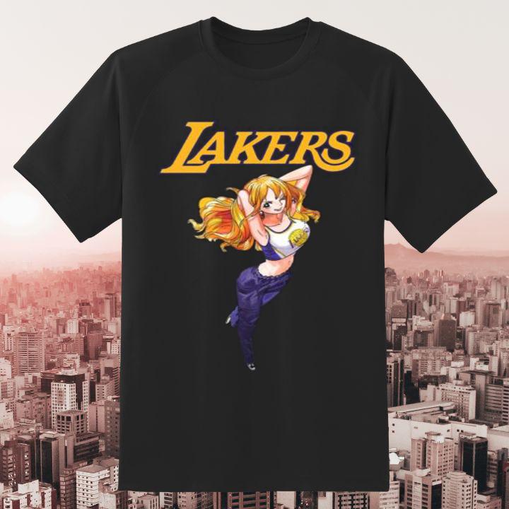 Nami Los Angeles Lakers One Piece T-Shirt